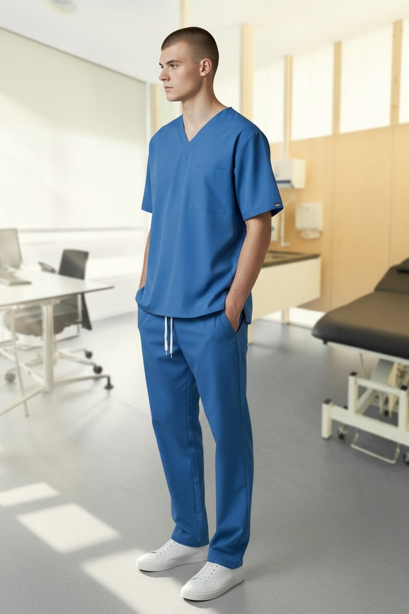 Conjunto de Uniforme Quirúrgico para Hombre Plumbago Mediano