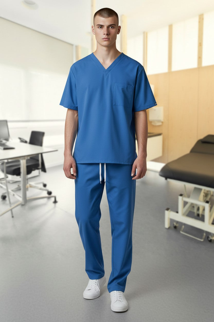 Conjunto de Uniforme Quirúrgico para Hombre Plumbago Mediano