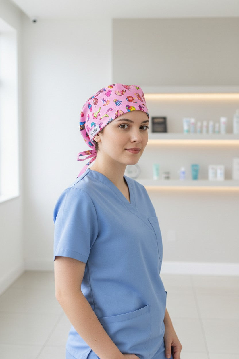 Gorro Organos Rosa